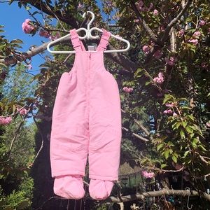 3/$20, Sears baby pink ski/snowsuit, size 18M